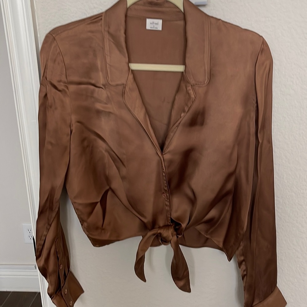 Wilfred Front Tie Blouse - image 1